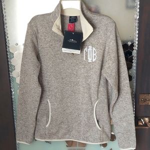 Women's heathref fleece pullover style 5312